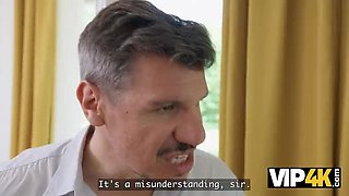 Stepdad Lets My Redhead GF and Me Stay – I'll Do Anything He Wants