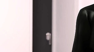 Cuckold Story - She Invited His Stepdad for a Threesome While Her Boyfriend Was Just One Wall Away