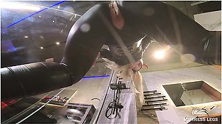 Human Toilet Fetish Fantasy - Mistress Pees Into Slaves Mouth, Compilation