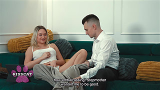 Will Step Dad Fuck and Cum Inside Step Daughter Jessie Ames in Share Bed While Step Mom?