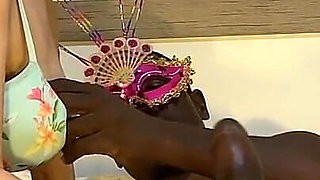 MILF Gets Her Holes Pounded Hard by Her Big Black Stud Part 1