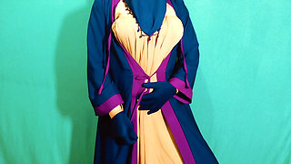 Indian hijabi Muslim beautiful woman masturbation