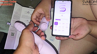 I Masturbate with Duoglow by Svakom and My Man Destroys My Asshole