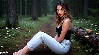 Mediterranean Girl Gets Railed In The Woods
