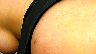 Horny latina teen Dolce visited by boss at home office