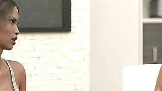 Burning Boundaries 2: Lara's Boss Demands Cleavage Show