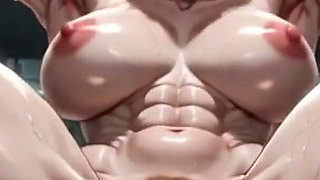 Muscular Woman Gym Bondage - Swollen Pussy Big Clit Extremely Horny