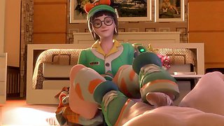 Animated hot ride featuring Viola-3d in some intense rough action