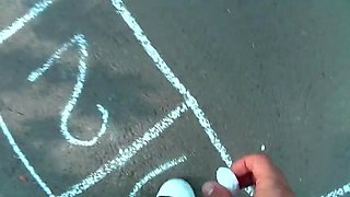 Jasmin Rouge German Piss Movie - Outdoor Golden Shower with Blonde MILF