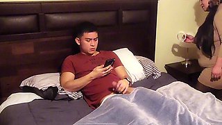 Caught Looking At Stepmom Porn Leads To Hard Riding From The Horny Whore