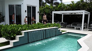 DILFs uses big tongue to rim tiny hole