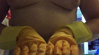 Naked deep cleaning, tea spilling preparation