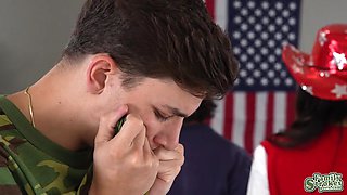 Miles and Parker fucked Khloe fast and hard
