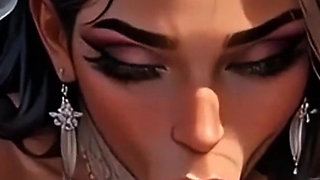 Latina Bride Can't Resist a Bwc Right Before the Wedding - Deepthroat & Anal (4k Ai Animated)