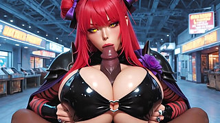 Demon Girl Takes Huge Cock Male POV