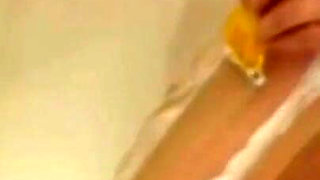 Sexy Teen Allie Shaving in the Shower