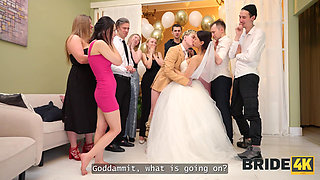 BRIDE4K. Crazy Russian wedding sex