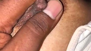 Desi Indian MILF Closeup Boobs Pressing and Loud Moaning Orgasm with Cum in Mouth Blowjob