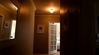 Masturbating Latina teen stepsis railed