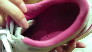 mscakes punished by my filthy gym sneakers