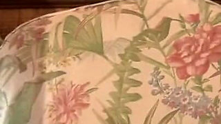 Amateur naughty old French cougar whore rimming and banging a huge young cock