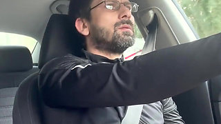 She Couldn't Wait - MILF Blowjob & Handjob While Driving - Public Car Sex Kingyordanov