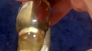 Bored Wife Asks Husband to Hoover Outside Bathroom so He Doesnt Hear Her Pounding Her Pussy When Shes Inside