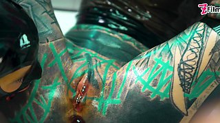 Latex lesbian fun with Anuskatzz, Miss Flora, and Lisa