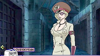 Futuristic cartoon sex with futanari girl and crazy hentai action