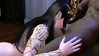 Divine Curves: The Goddess Glow in Motion- 3D Animation Hentai