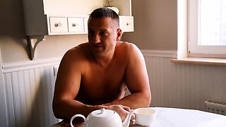 Housekeeper Gets Rough First Day Fuck and Cum-Filled Panties