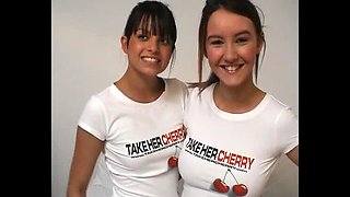 Sasha Cane & Katie K Lesbian Strapon Sex - First Person POV Masturbation Video