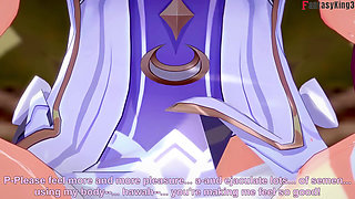 Columbina Blowjob - Genshin Impact