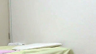 Stick Out Big Tits Wedgie Panties Room Cleaning. Cute Japanese Girl Wearing No-bra Student Uniform, Mini Skirt and Thong Panties