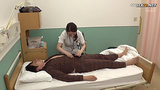 Japanese Babe having sex with patient inthe hospital ward