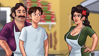 College girls with cartoon tits and wild peep shows