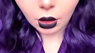 Caught the Fat Goth Nurse Masturbating