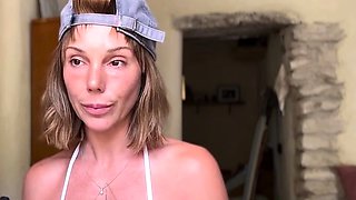 Big boobs milf masturbates with her dildo