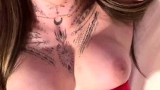 Ema Moscardini Masturbates With Cumshot In Sexy Dress