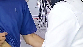 Hot Nurse Needs a Sample of Your Semen Now!!!