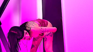 Pony's First Glory Hole Experience