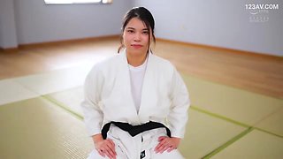 Tall K-Cup Judo Champion's AV Debut x1xF90A3739D1A9E302C1