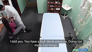 Nude fuck on FakeHospital doctor desk