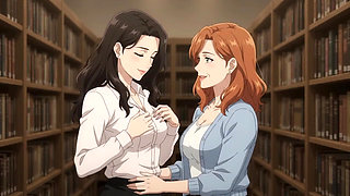 Two lesbian girls studying in liberty turn into intimate situation
