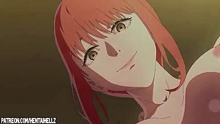 HentaiHell: Makima Seduces Denji - Uncensored Anime Sex While Power is Away