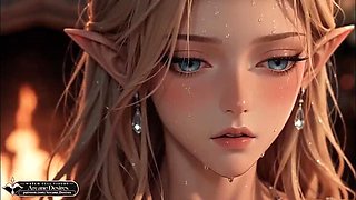 Elf Maiden’s Last Time: Married and Fucking on the Beach – Hentai Adventure