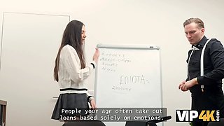 Vip4k. my first ever practice with office glory hole