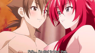 Rias and Issei ( High School DxD ) Cartoon Porn Parody