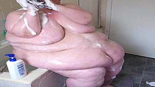 SSBBW Unable to Bath Part 2 in the Bathroom