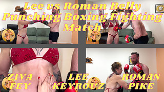 Lee Vs Roman Belly Punching Boxing Fighting Match 4K